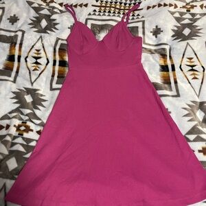 Wild Fable Vibrant Pink Mini Dress